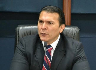 Gabriel Aguilera, magistrado del Tribunal Supremo Electoral (TSE).