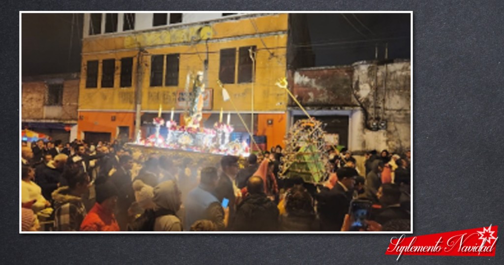 Rezado de la Virgen de Guadalupe el 12 de diciembre de 2023 den la ciudad de Guatemala.