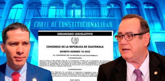 La Corte de Constitucionalidad (CC) suspendió la vigencia del Presupuesto General 2024. Diseño: Alejandro Ramírez/La Hora