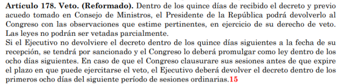 Artículo 178 de la Constitución.