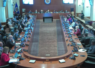 Miembros de la OEA reunidos. Foto: Captura de pantalla/La Hora