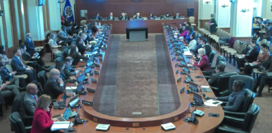 Miembros de la OEA reunidos. Foto: Captura de pantalla/La Hora
