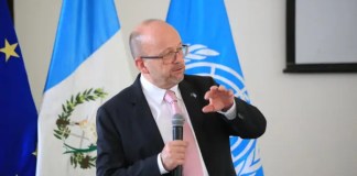 Thomas Peyker, embajador de la Unión Europea (UE) en Guatemala.