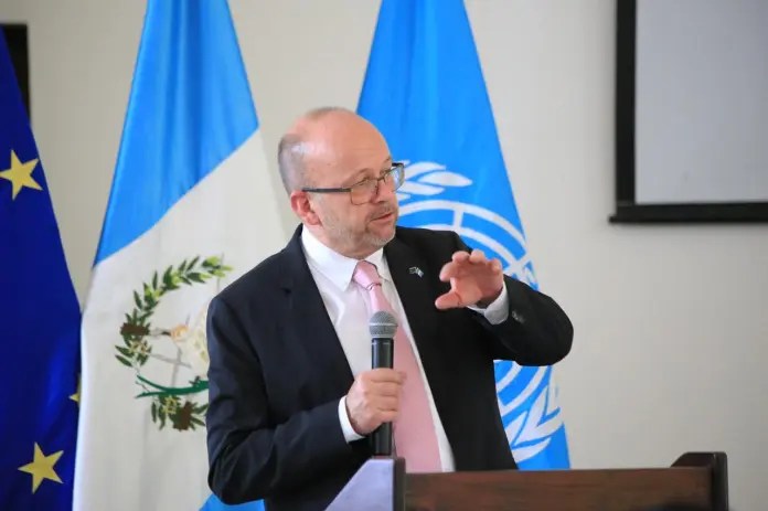 Thomas Peyker, embajador de la Unión Europea (UE) en Guatemala.