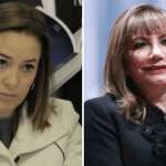 En la foto, Alejandra Carrillo, directora del Instituto de la Víctima, y Silvia Valdés, expresidenta de la CSJ.
