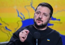 El presidente ucraniano Volodímir Zelenski.