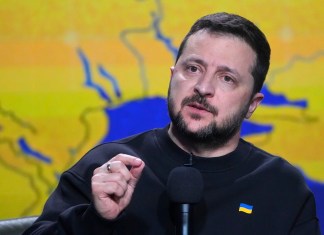 El presidente ucraniano Volodímir Zelenski.