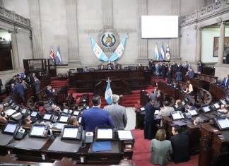 El Congreso de la República, en la sesión del pasado 30 de noviembre, cuando se aprobó el presupuesto 2024. Foto La Hora / Congreso de la República