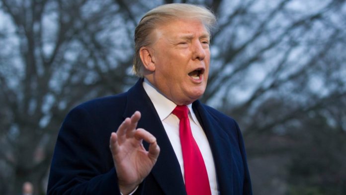 El entonces presidente Donald Trump en la Casa Blanca en Washington. Foto La Hora/AP