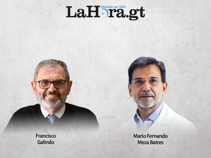 En la fotografía, el ingeniero Francisco Galindo y el doctor Mario Meza. Diseño: Roberto Altán/La Hora
