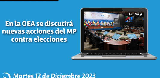 En la OEA se discutirá nuevas acciones del MP contra elecciones.