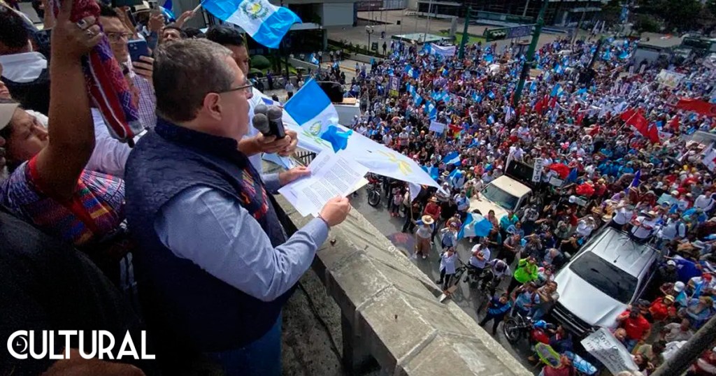 En la foto, Bernardo Arévalo, presidente electo de la República de Guatemala.