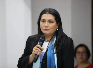 Blanca Alfaro, presidenta del Tribunal Supremo Electoral (TSE). Foto: La Hora