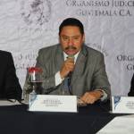 El magistrado suplente, Rony López, fue secretario general de Consuelo Porras y laboró en el Organismo Judicial. Foto: X de MP/La Hora