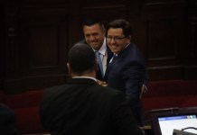 Julio Héctor Estrada asumió por el partido Cabal, anteriormente fue Ministro de Finanzas. Foto: María José Bonilla/La Hora