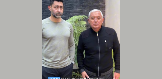 Otto Pérez Molina recuperó su libertad la noche del pasado 3 de enero, luego de pagar una fianza y entregar dos viviendas. Foto La Hora / Captura de Pantalla