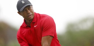 Tiger Woods de los Estados Unidos durante la ronda final del Campeonato PNC en el Ritz-Carlton Golf Club el 17 de diciembre de 2023 en Orlando, Florida.