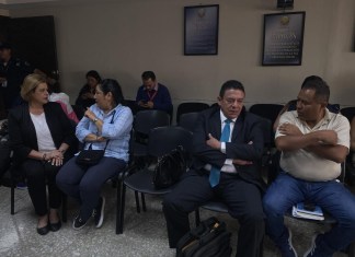 ARCHIVO - Acusados en el caso Hogar Seguro, durante el inicio del juicio que se sigue en su contra por la muerte de 41 internas del Hogar Seguro Virgen de la Asunción, y causar heridas a 15 sobrevivientes. Foto: José Orozco / La Hora.