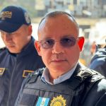 El exministro David Napoleón Barrientos a su ingreso en el edificio de Torre de Tribunales.
