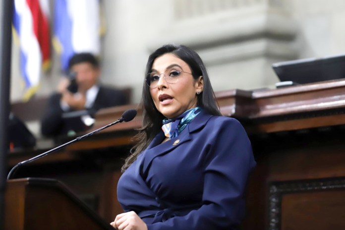 Presidenta del Congreso de la Legislación IXL, Shirley Rivera. Foto: La Hora