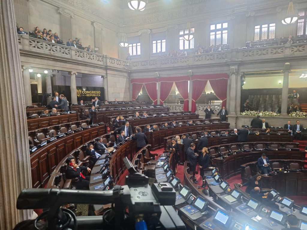 Este es el panorama en el Congreso de la República. Foto: Joel Maldonado