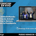 Bernardo Arévalo y Karin Herrera asumen la presidencia de la República de Guatemala.