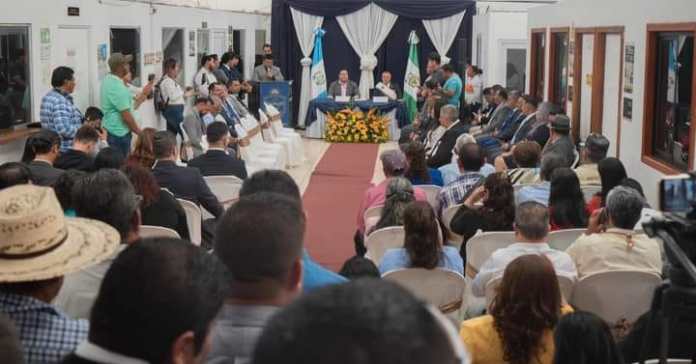 Reunión del concejo municipal de Jutiapa. Foto: Municipalidad de Jutiapa Facebook