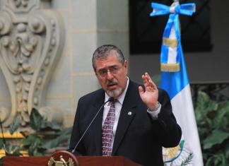 El presidente Bernardo Arévalo brindó una conferencia de prensa este lunes 22 de enero. Foto: José Orozco/La Hora