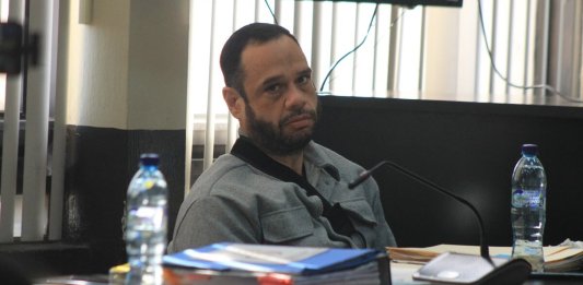 José Luis Benito, exministro de Comunicaciones, procesado por el hallazgo de Q122 millones en una vivienda ubicada en La Antigua Guatemala, Sacatepéquez. Foto: José Orozco