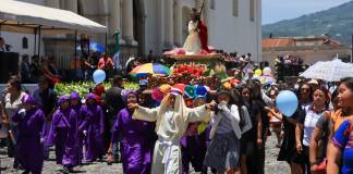 La Antigua Guatemala se prepara para la Cuaresma y Semana Santa 2024. (Foto La Hora: Municipalidad de Antigua Guatemala en Facebook)