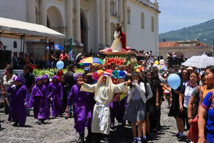 La Antigua Guatemala se prepara para la Cuaresma y Semana Santa 2024. (Foto La Hora: Municipalidad de Antigua Guatemala en Facebook)