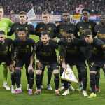 El Real Madrid posa para la foto antes de un partido de la Liga de Campeones ante el Leipzig, el martes 13 de febrero de 2024 Foto: Matthias Schrader-AP/La Hora