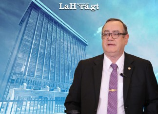 En la foto, el expresidente Alejandro Giammattei.