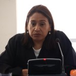 La jueza Wendy Coloma dictó falta de mérito en favor del exministro de gobernación David Napoleón Barrientos, a quien el MP acusó de incumplimiento de deberes al no quitar los bloqueos en todo el país. Foto: María José Bonilla/La Hora