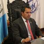 Oscar Cruz, presidente de la Corte Suprema de Justicia y el Organismo Judicial. Foto: OJ / La Hora.