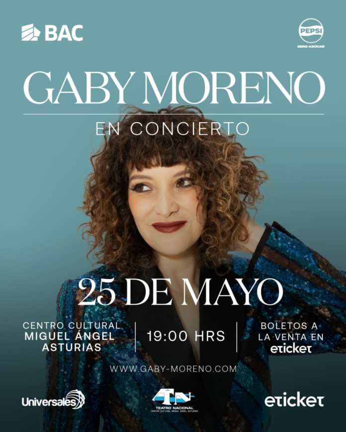 Concierto de Gaby Moreno. 