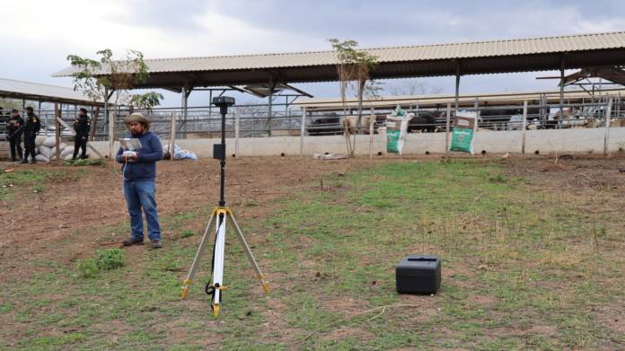 El Ministerio Público (MP) realiza las diligencias con el uso de drones. Foto: MP