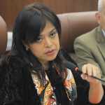 Viceministra Paola Constantino, queda interinamente al frente del CIV. Foto La Hora: José Orozco