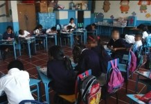 Suspenden clases en todos los sectores en Santa María de Jesús, Sacatepéquez, por el incendio que se registra en el Volcán de Agua. Foto: Archivo La Hora