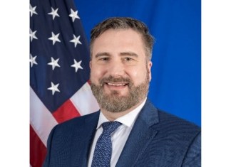 El Embajador de Estados Unidos en Guatemala Tobin John Bradley. Foto: Embajada de Estados Unidos/La Hora