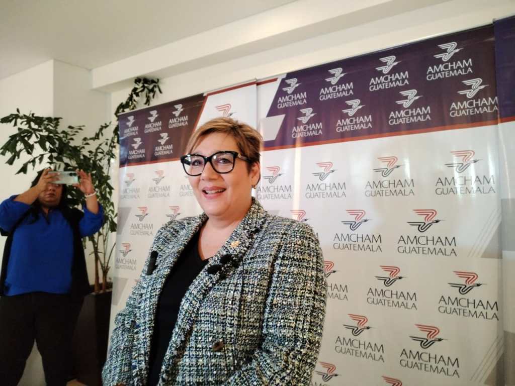 Waleska Sterkel, Directora Ejecutiva de Amcham, habló sobre el panorama para las inversiones extranjeras en Guatemala. (Foto: Heidi Loarca/La Hora)