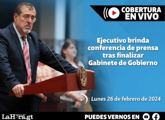 El Organismo Ejecutivo brinda una conferencia de prensa tras haber finalizado la reunión del Gabinete de Gobierno. Diseño: Alejandro Ramírez/La Hora