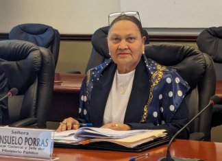 La fiscal general, Consuelo Porras. Foto: Archivo La Hora