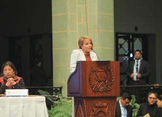 Jazmín de la Vega, ministra de Comunicaciones, Infraestructura y Vivienda (CIV). Foto: José Orozco
