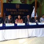 La magistrada Blanca Alfaro, presidenta del TSE opinó sobre una iniciativa de ley propuesta por el diputado Inés Castillo. Foto: María José Bonilla