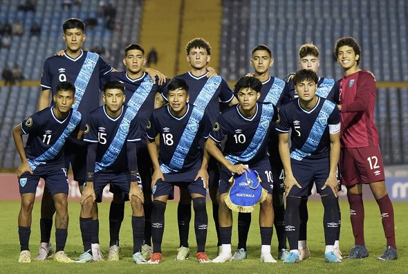La Sub-20 de Guatemala cuenta con legionarios y con jugadores no nacidos en el país, pero hijos de guatemaltecos. Foto: Fedefut GT/La Hora