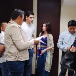 Marcela Blanco, junto a su defensa, pidió el levantamiento del embargo de sus cuentas bancarias. FOTO: La Hora. Cristóbal Véliz