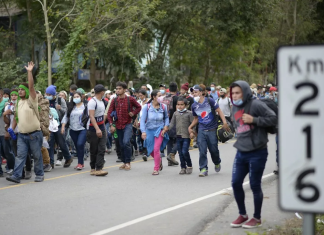 La migración es uno de los principales temas de campaña en Estados Unidos. Foto La Hora / AFP.