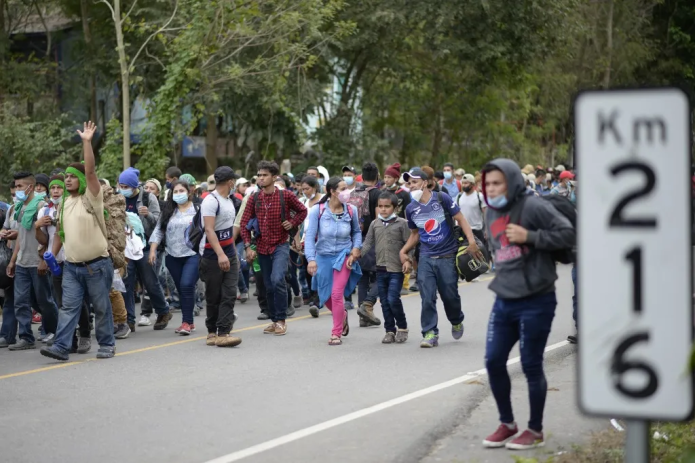 La migración es uno de los principales temas de campaña en Estados Unidos. Foto La Hora / AFP.