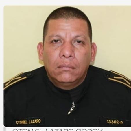 En la foto, Inspector Otoniel Lazado. Foto: PNC